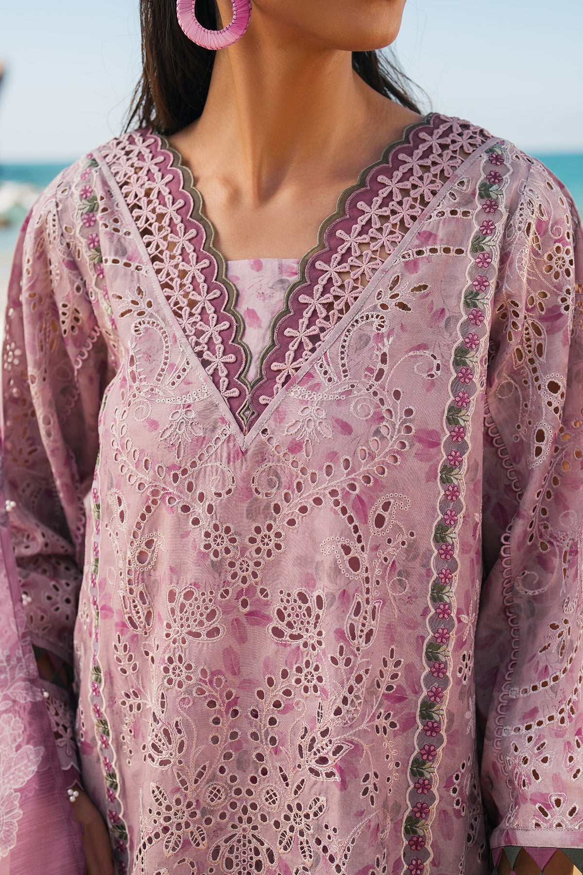 EMBROIDERED LAWN SF-4114