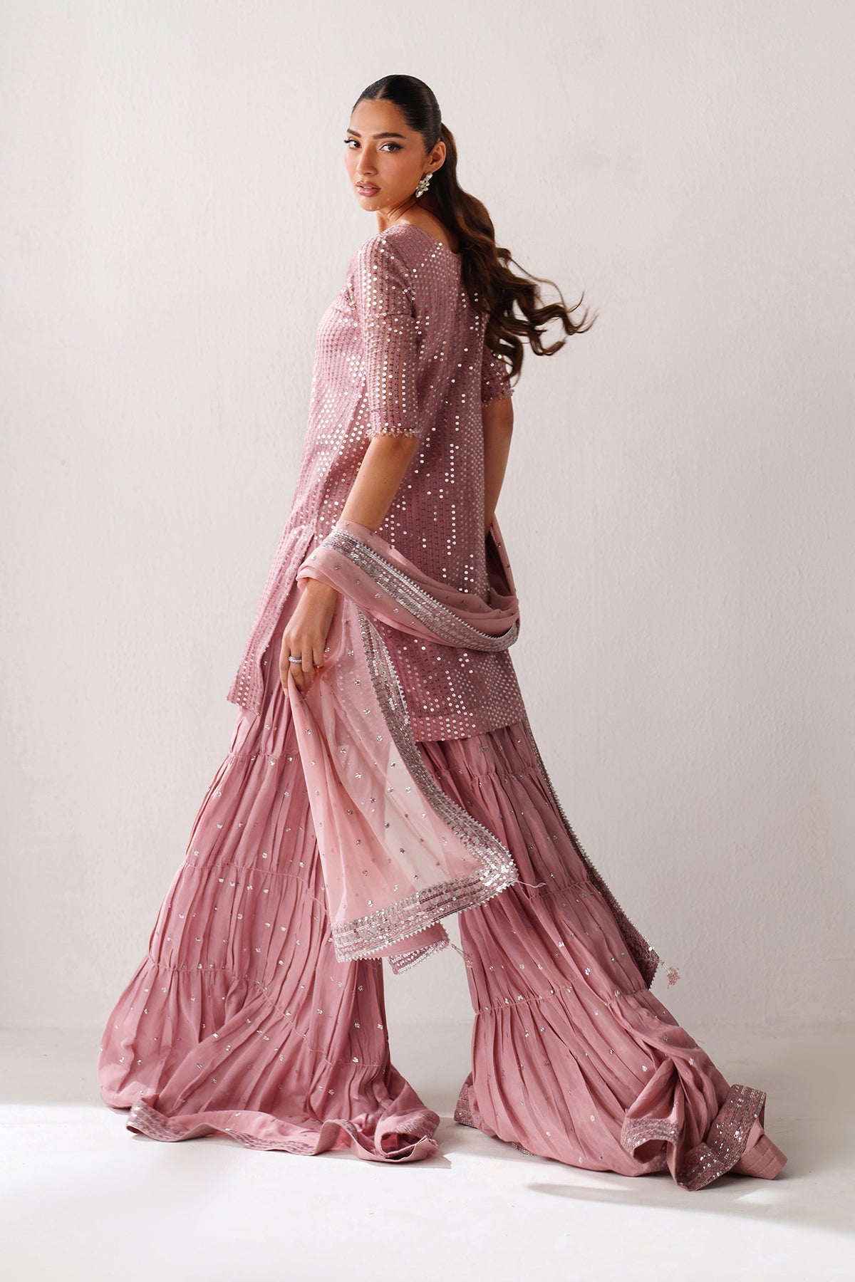 EMBROIDERED CHIFFON SF-4388