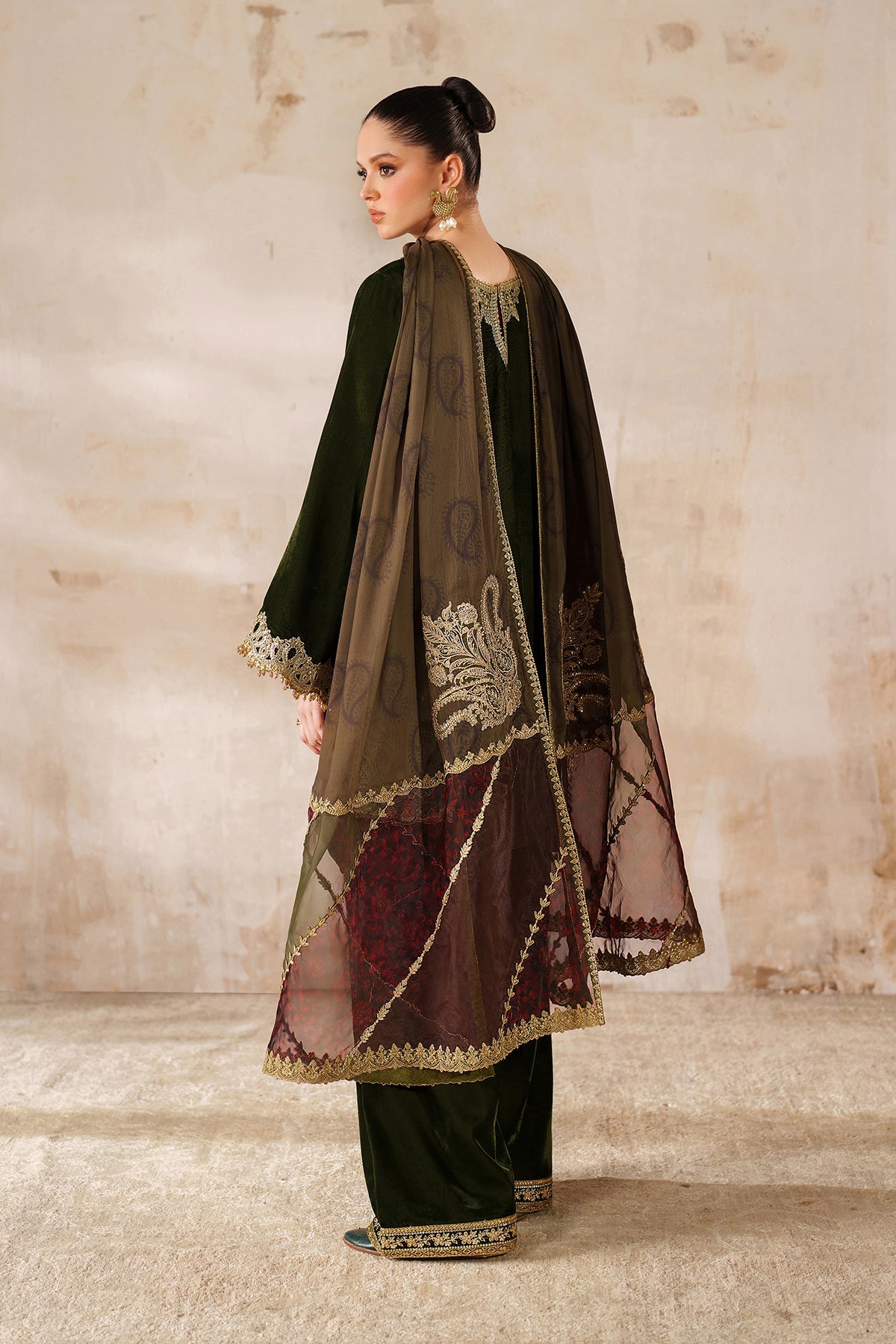 EMBROIDERED VELVET PR-1210