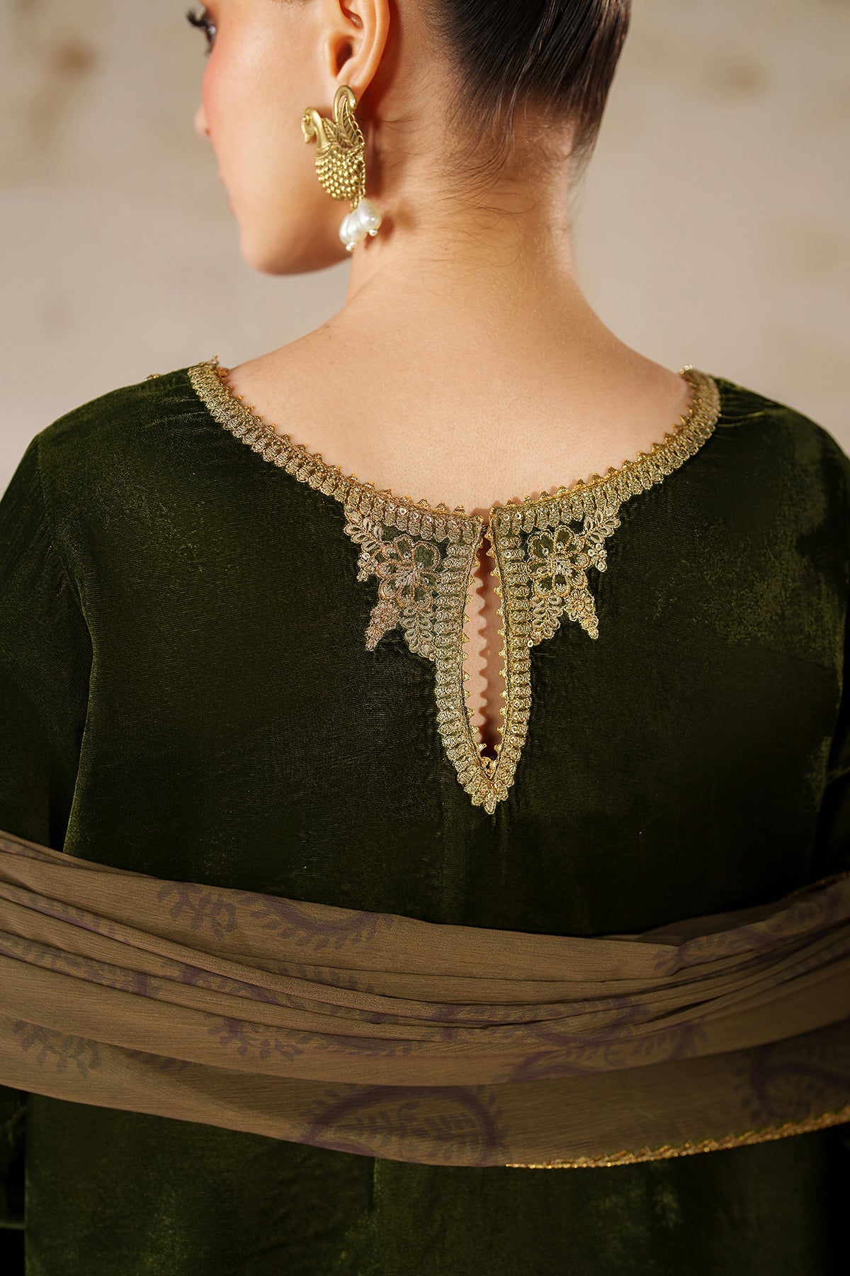 EMBROIDERED VELVET PR-1210