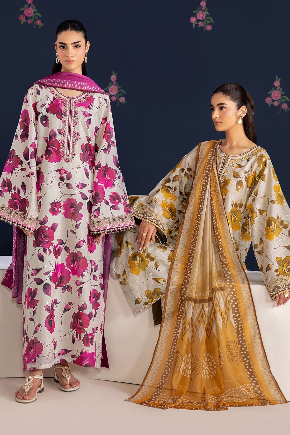 EMBROIDERED LAWN SF-4463
