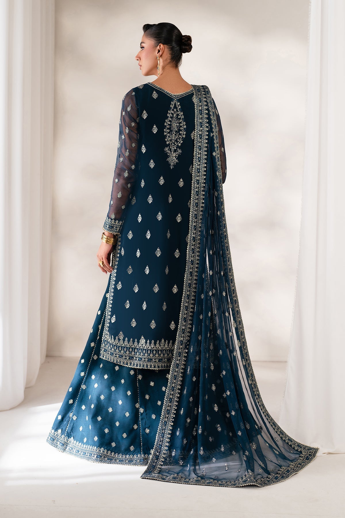 EMBROIDERED CHIFFON SF-4142