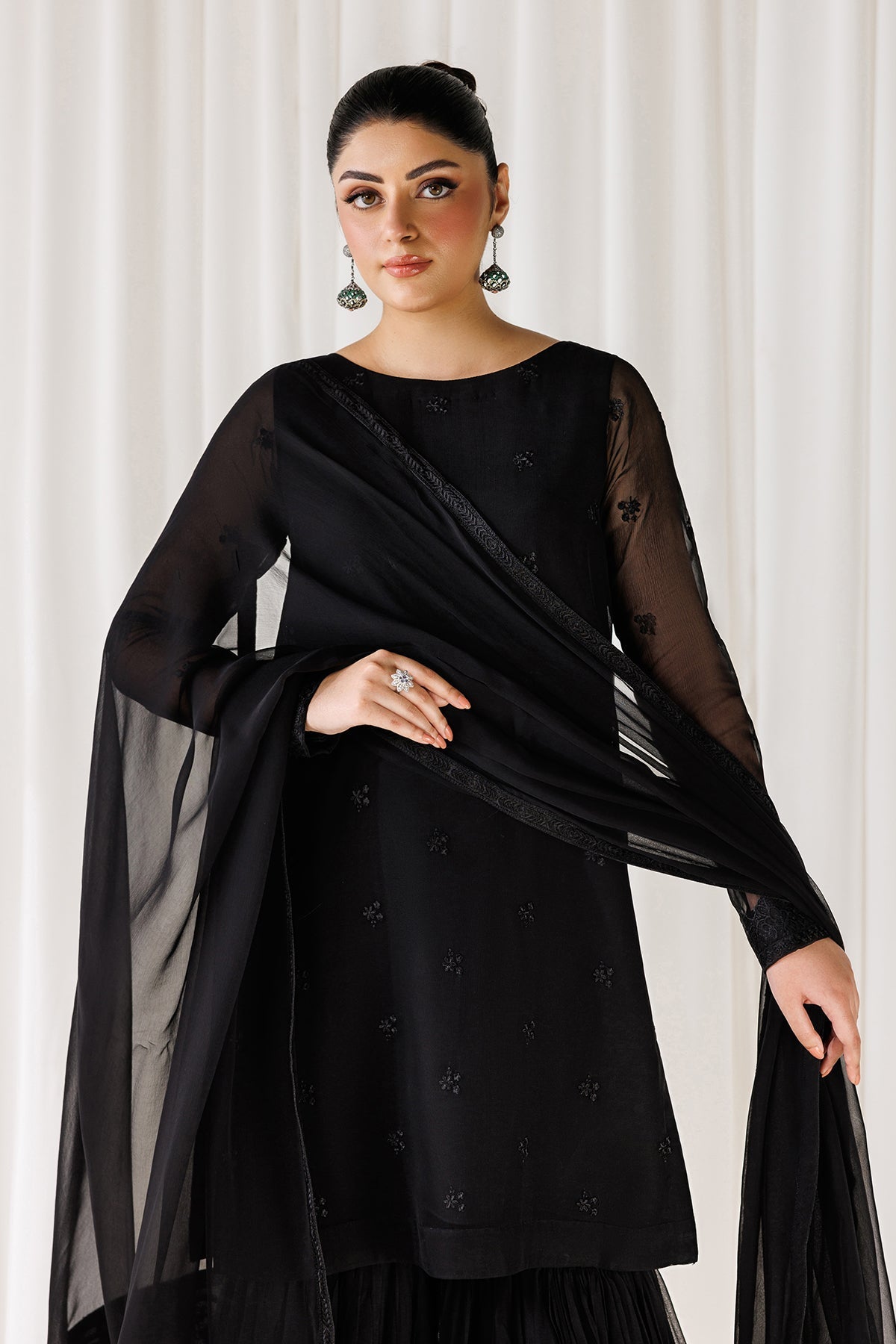 PLAIN CHIFFON DUPATTA-112