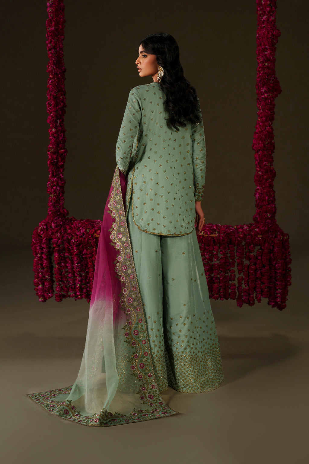 IV-73 Embroidered Velvet