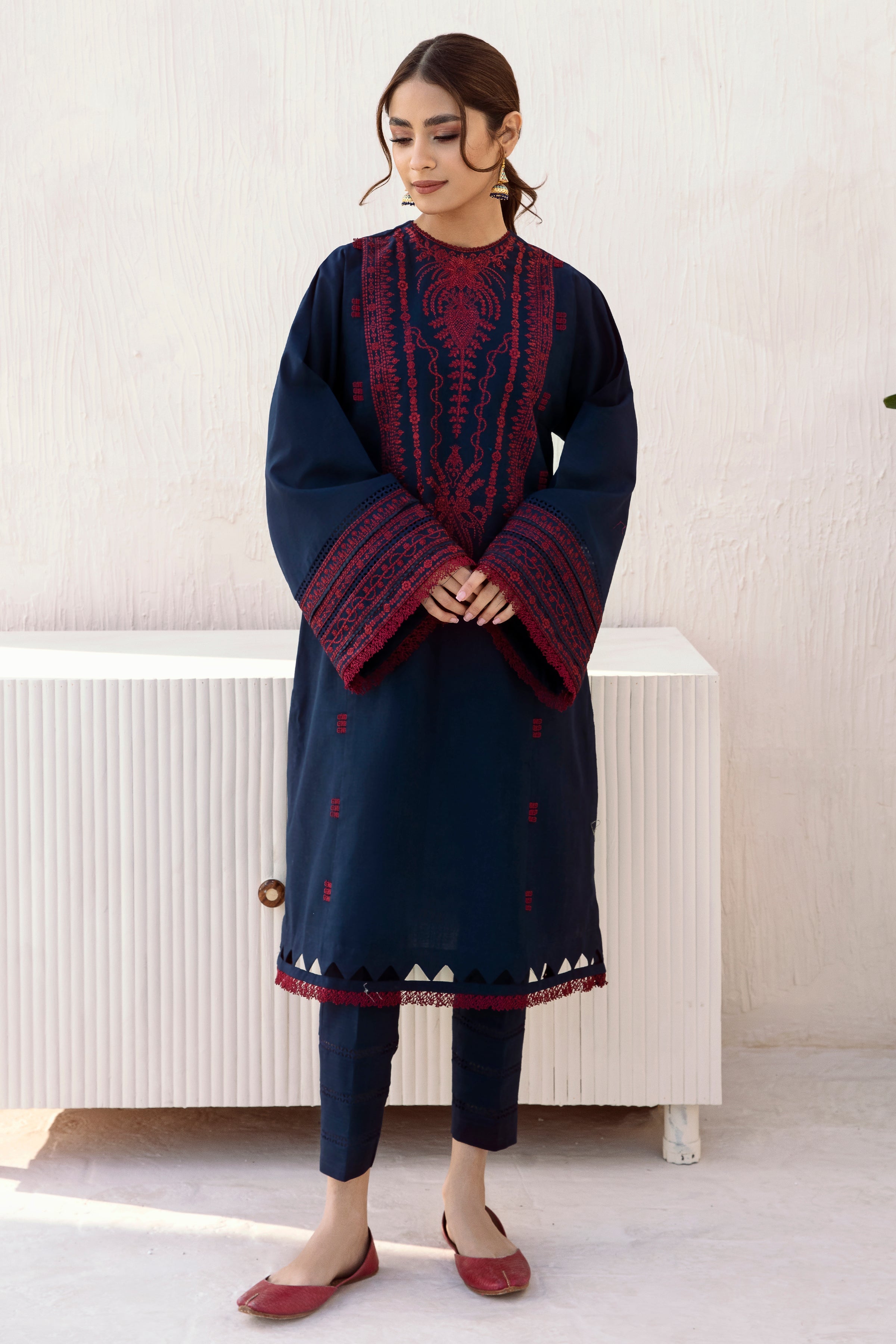 EMBROIDERED LAWN RTW-9174