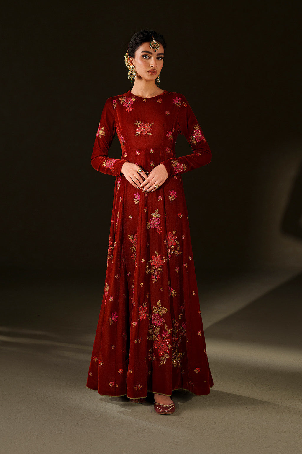 IV-79 Embroidered Velvet