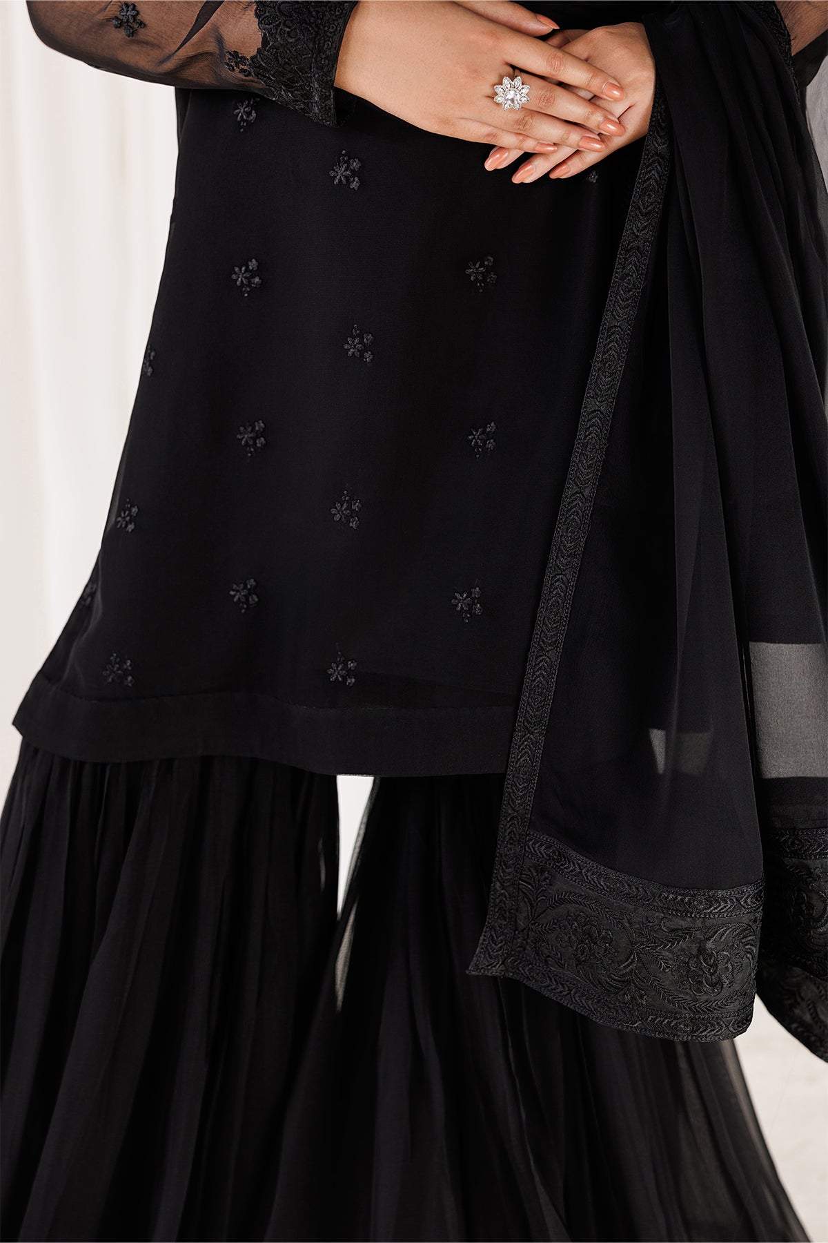 PLAIN CHIFFON DUPATTA-112