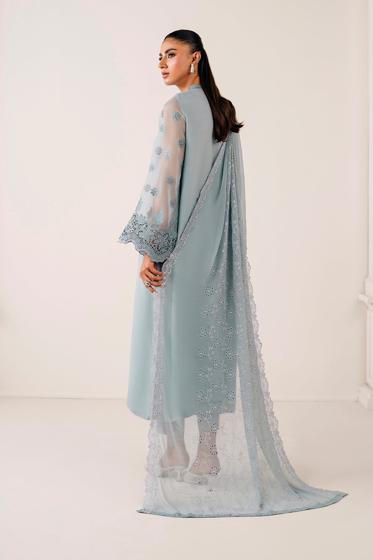 EMBROIDERED CHIFFON DUPATTA 75