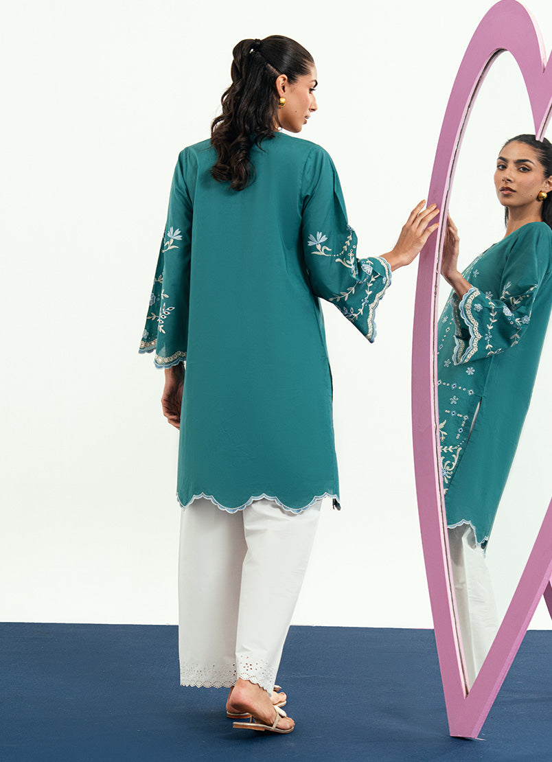 Embroidered Kurta - 15479401605020