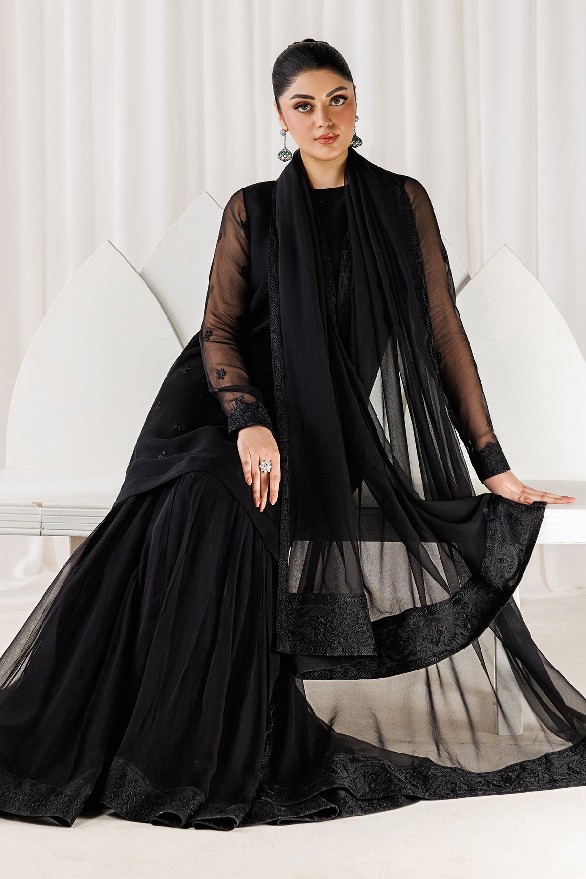 PLAIN CHIFFON DUPATTA-112