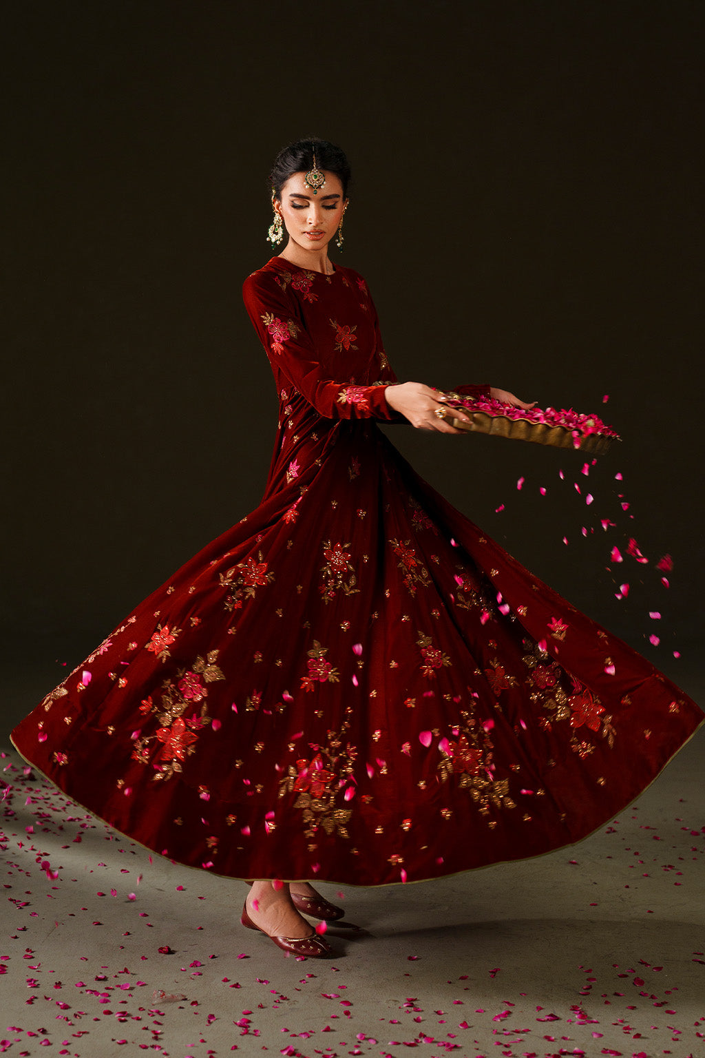IV-79 Embroidered Velvet