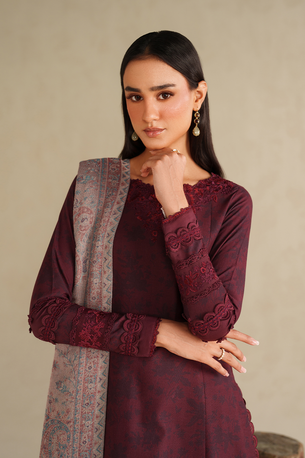 UE-590 Printed Khaddar