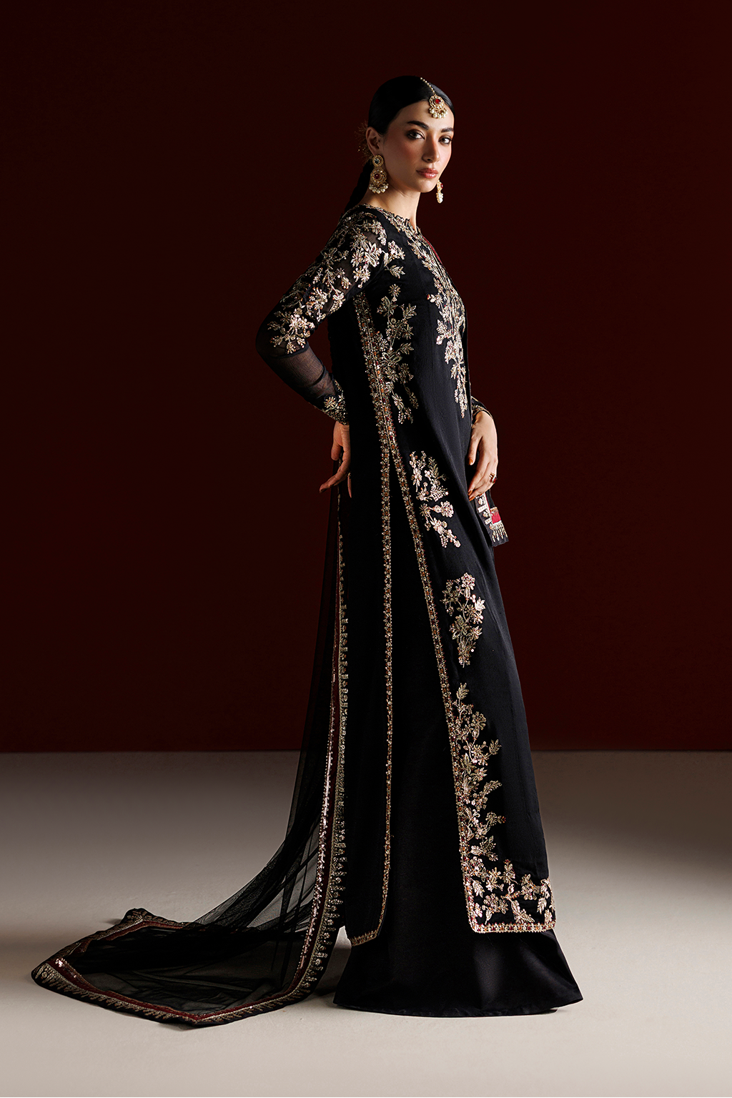 CC-107 Embroidered Chiffon