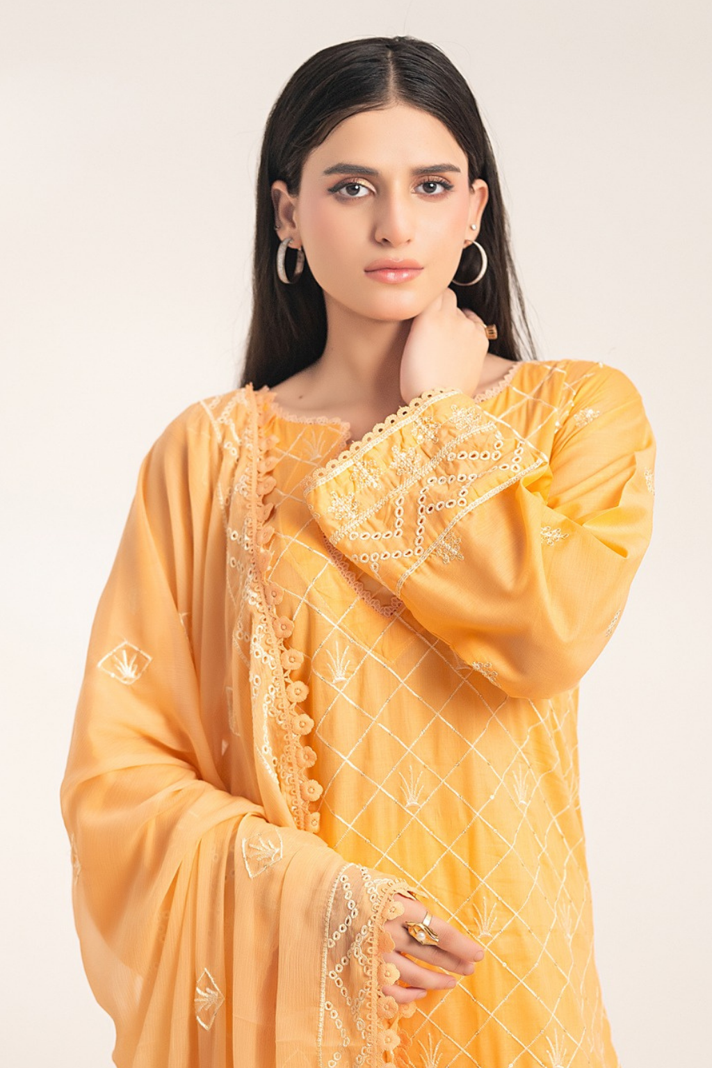 Ready to Wear Lawn Embroidered Suit D-197 - D-200