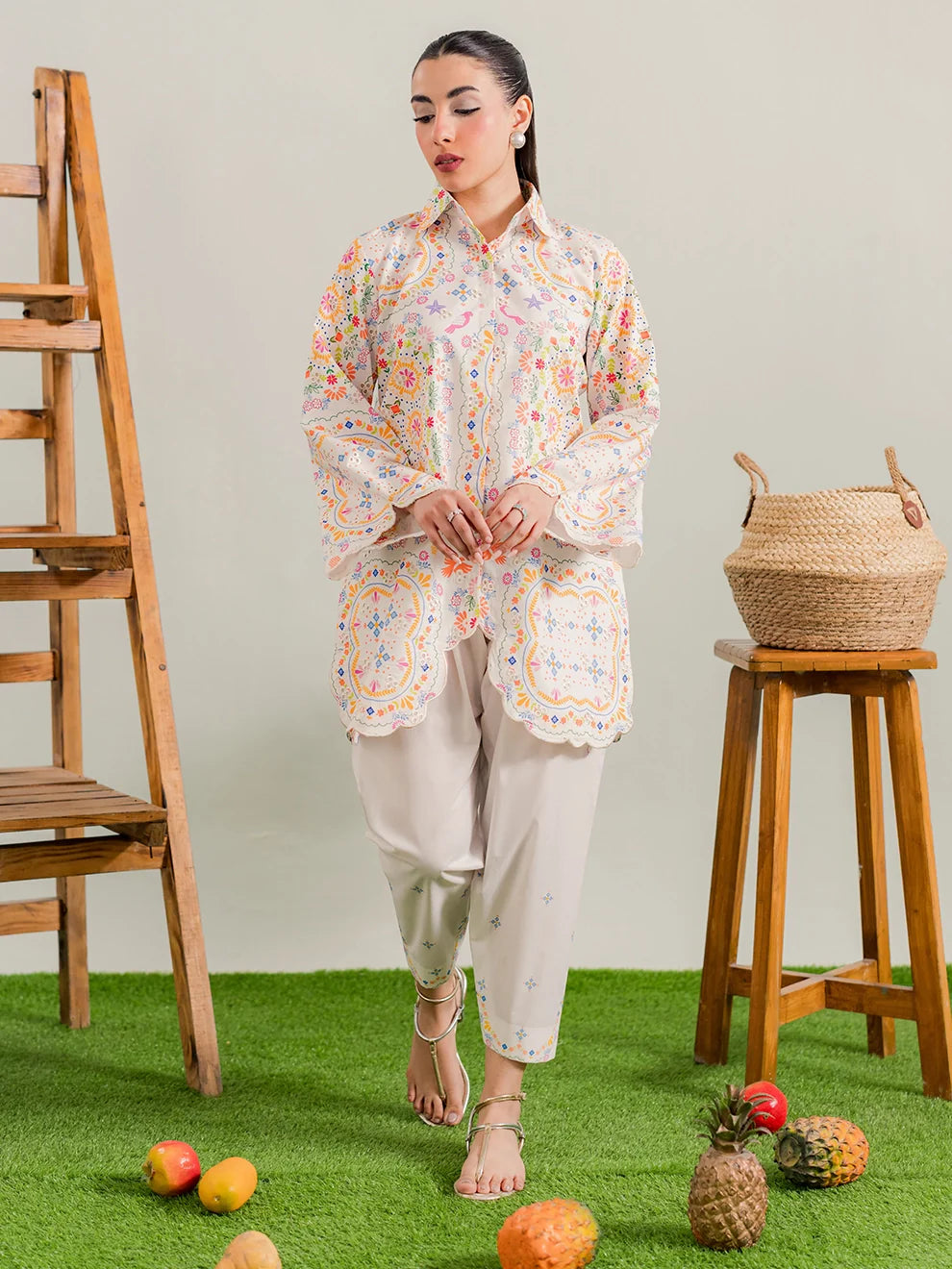 Orchard - 2Pc Printkari Suit