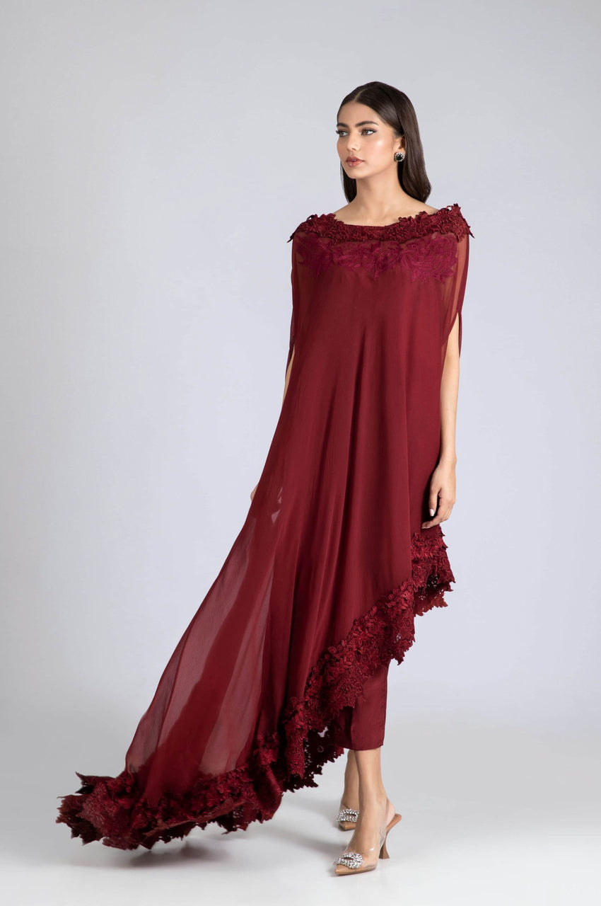 Lumea Tunic Set - Maroon