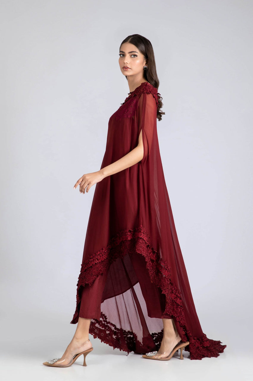 Lumea Tunic Set - Maroon