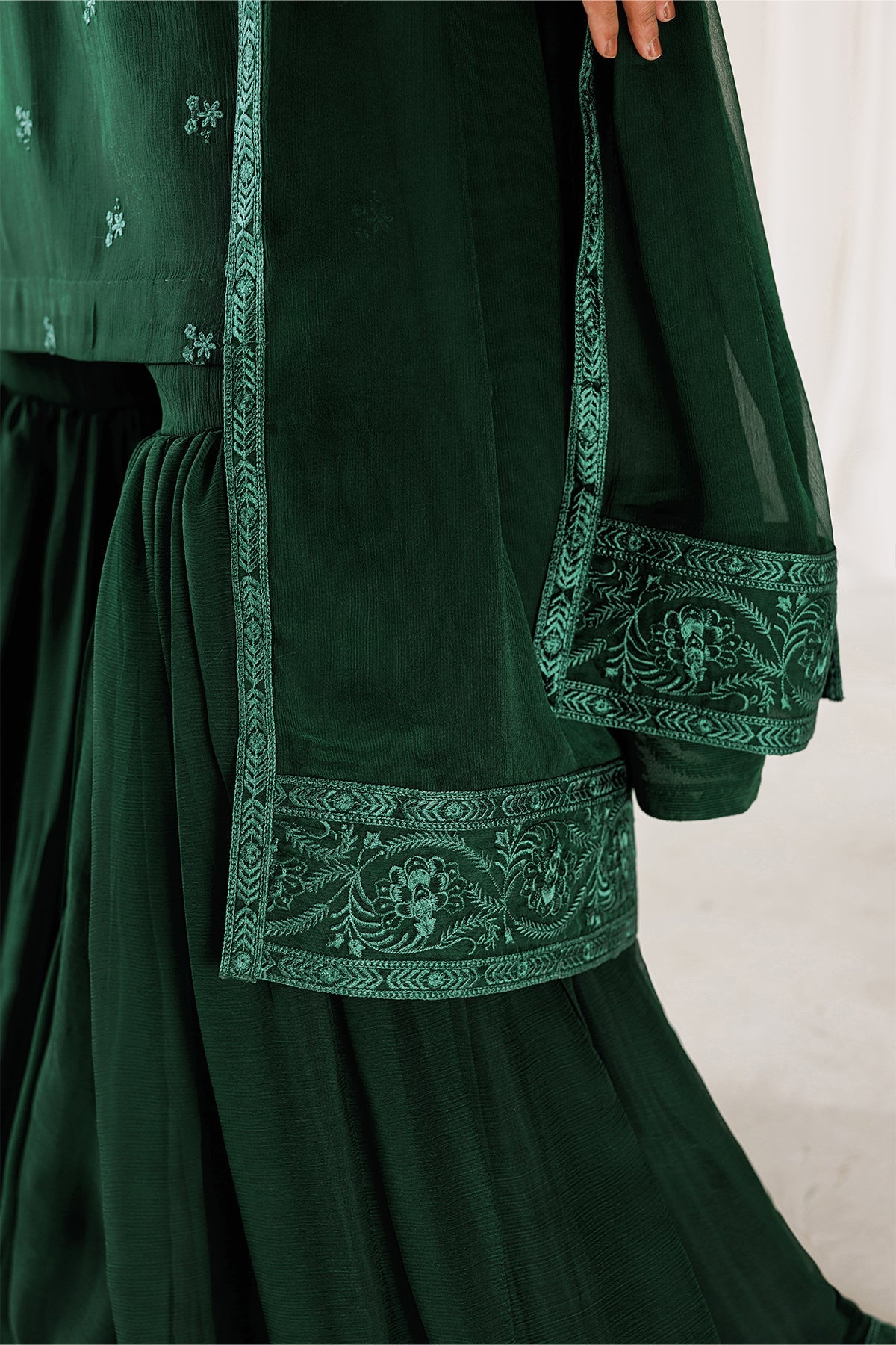 PLAIN CHIFFON DUPATTA-113