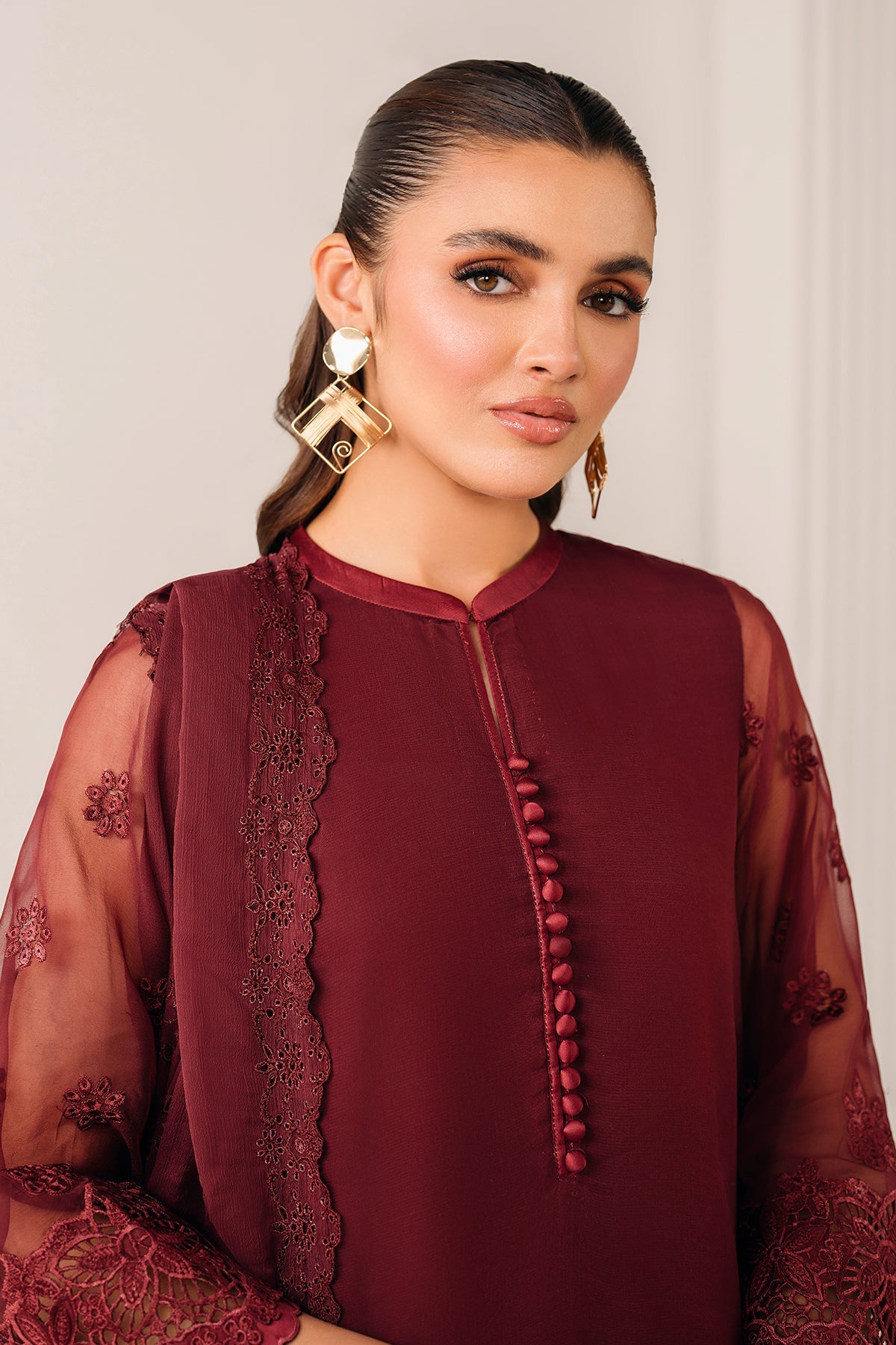 EMBROIDERED CHIFFON DUPATTA 76