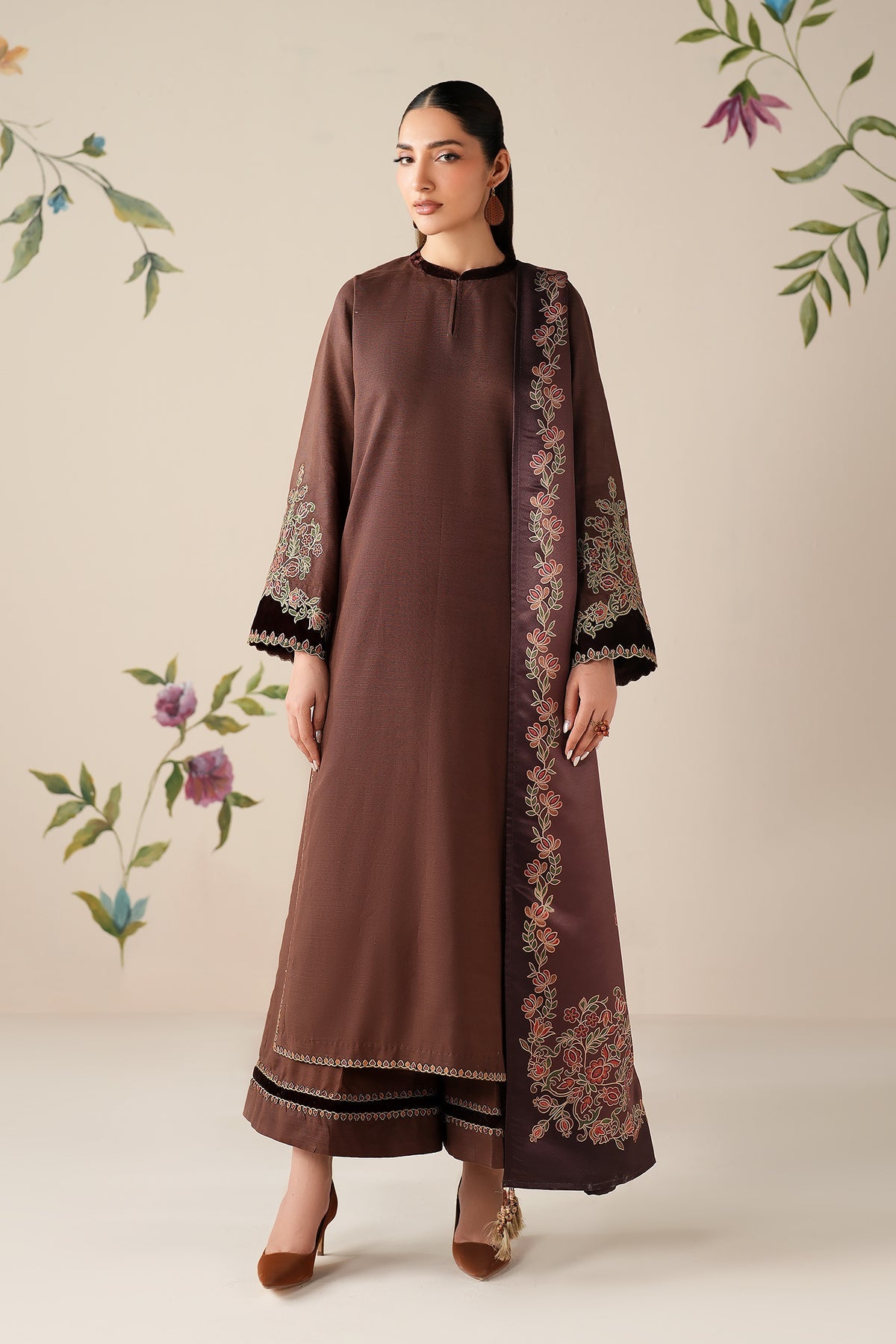 EMBROIDERED KHADDAR PR-1198