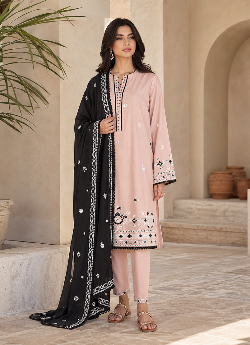 Embroidered 3 PC Suit