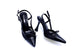Zehra Black Strap Bow Heel