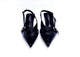 Maya Black Strap Heel