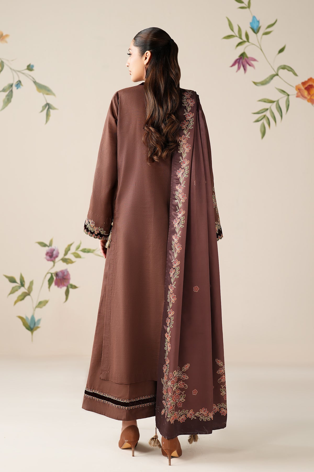 EMBROIDERED KHADDAR PR-1198