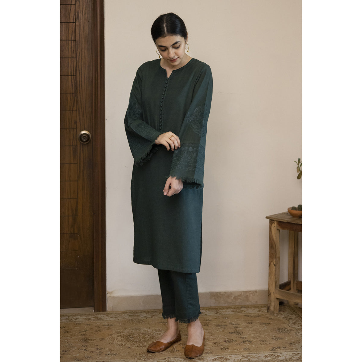 Bottle Green Outfit
