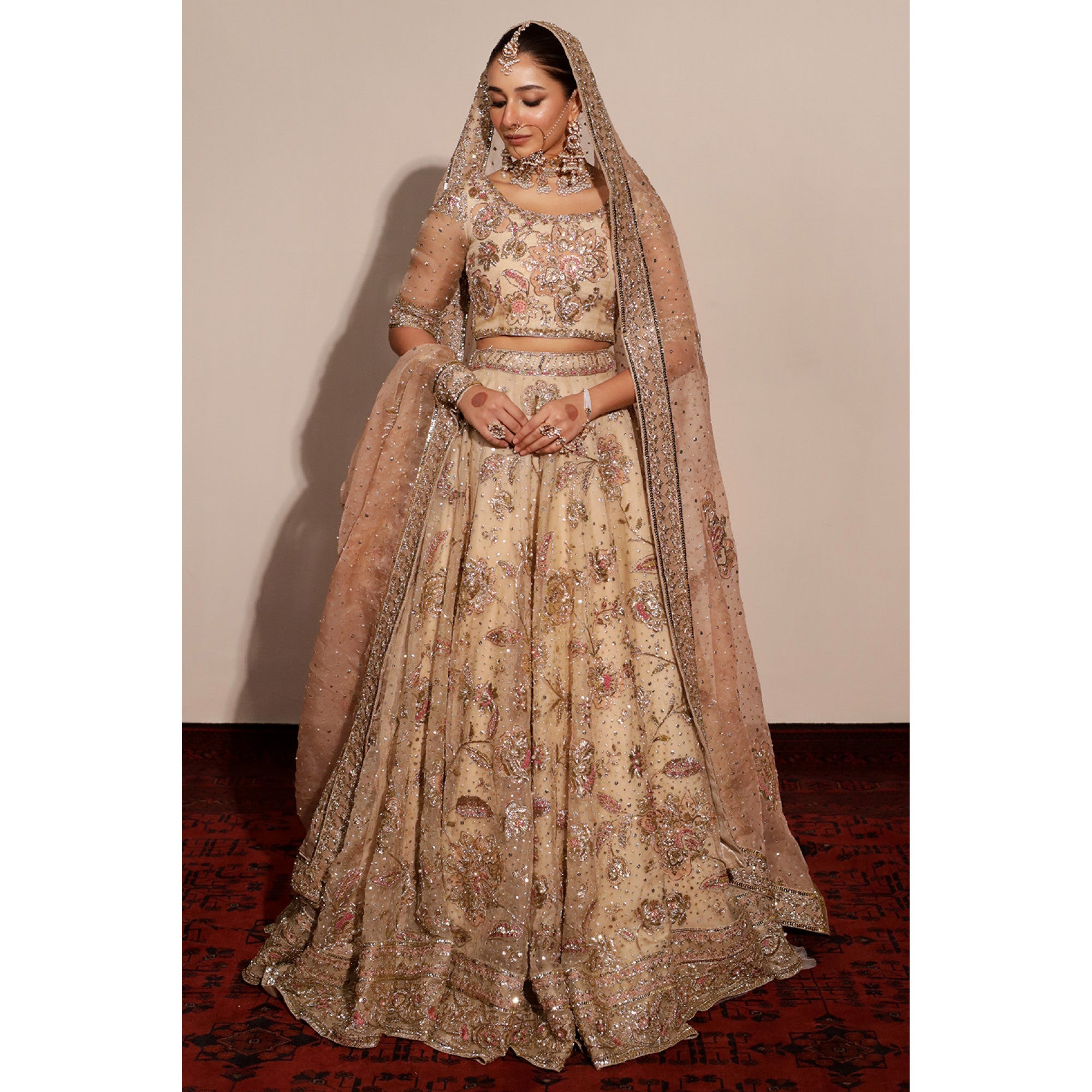 Ivory Bridal Lehnga Choli