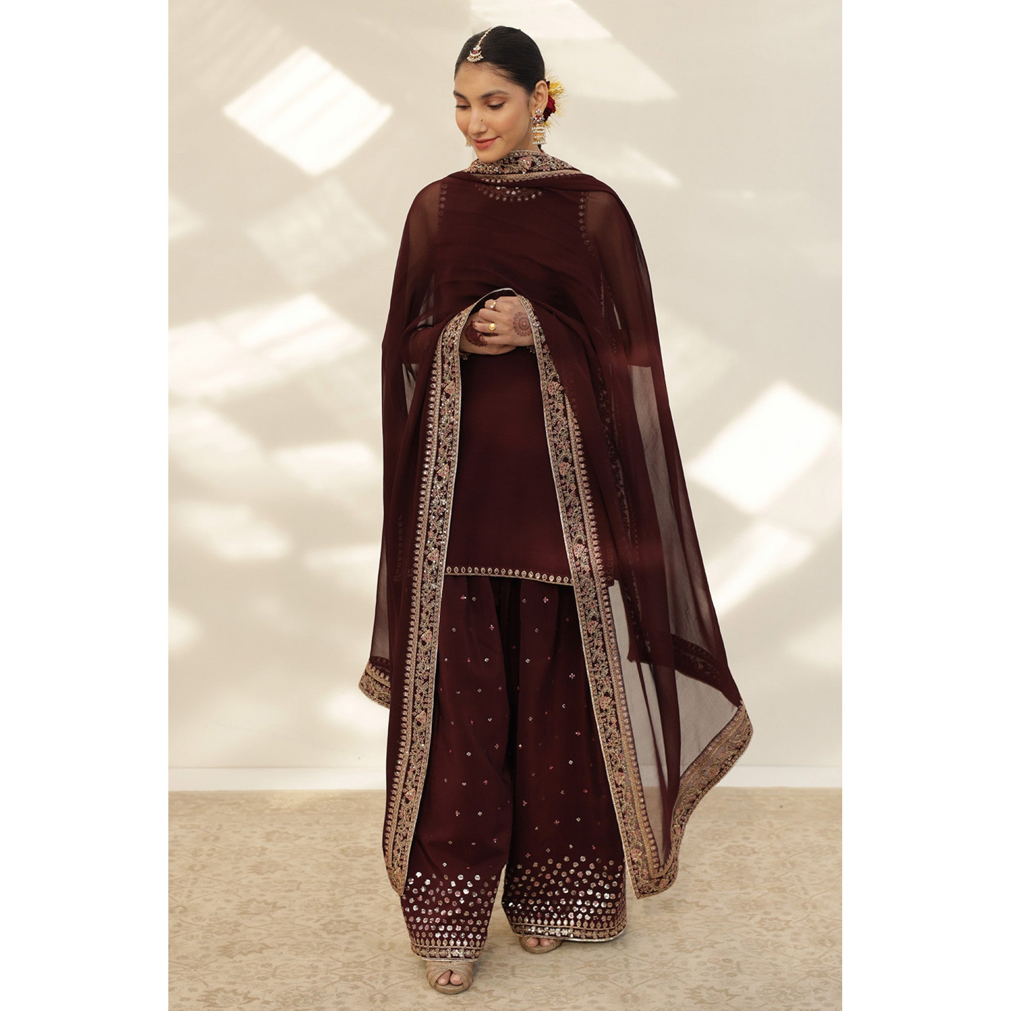 Burgundy Outfit