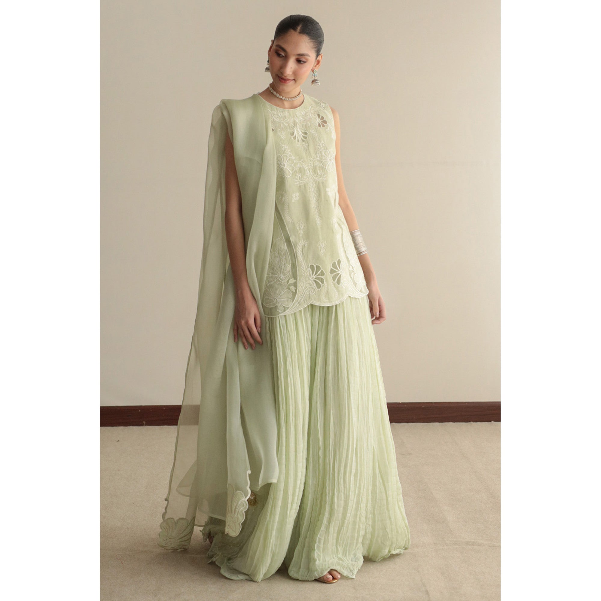 Tea Green Outfit