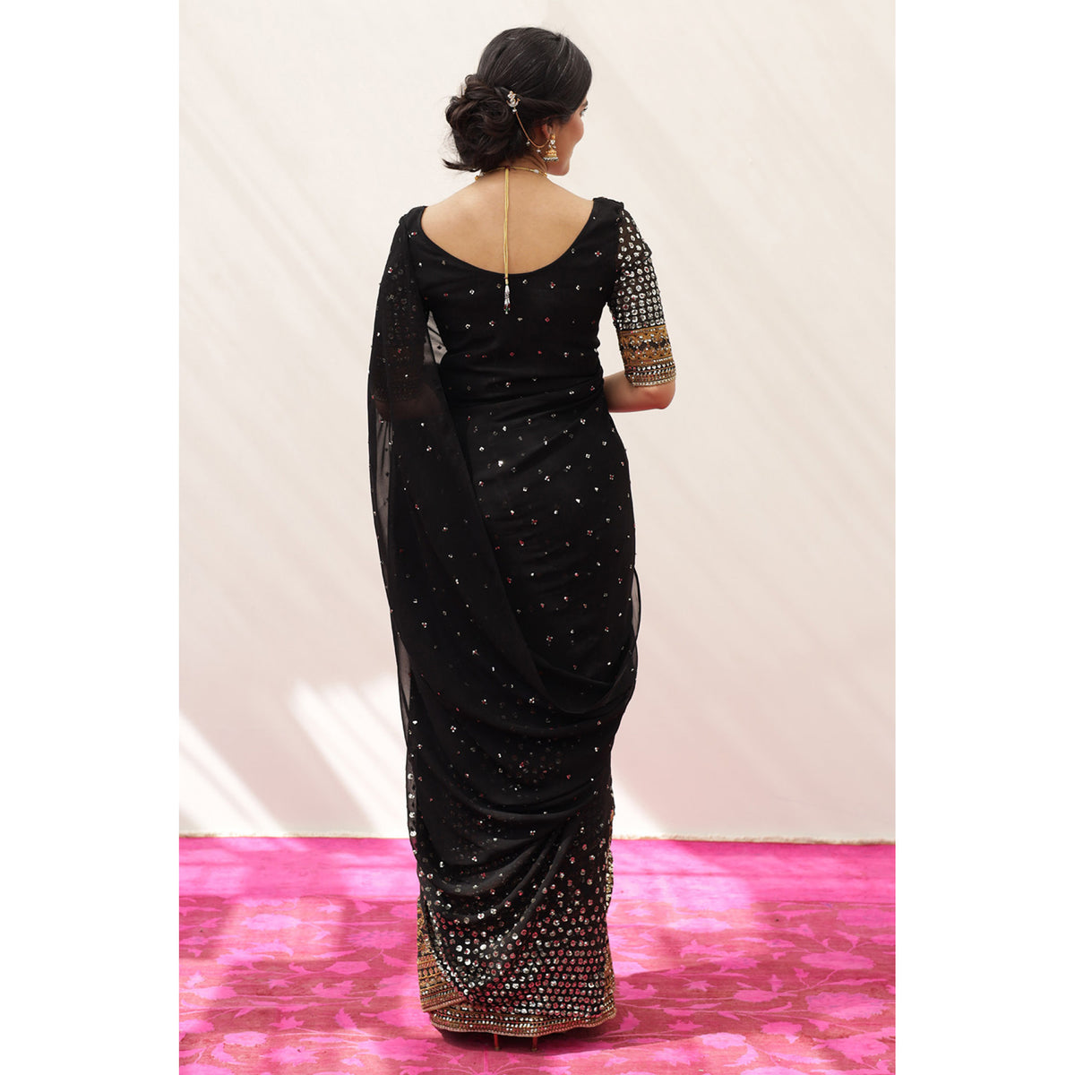 Black Saree.