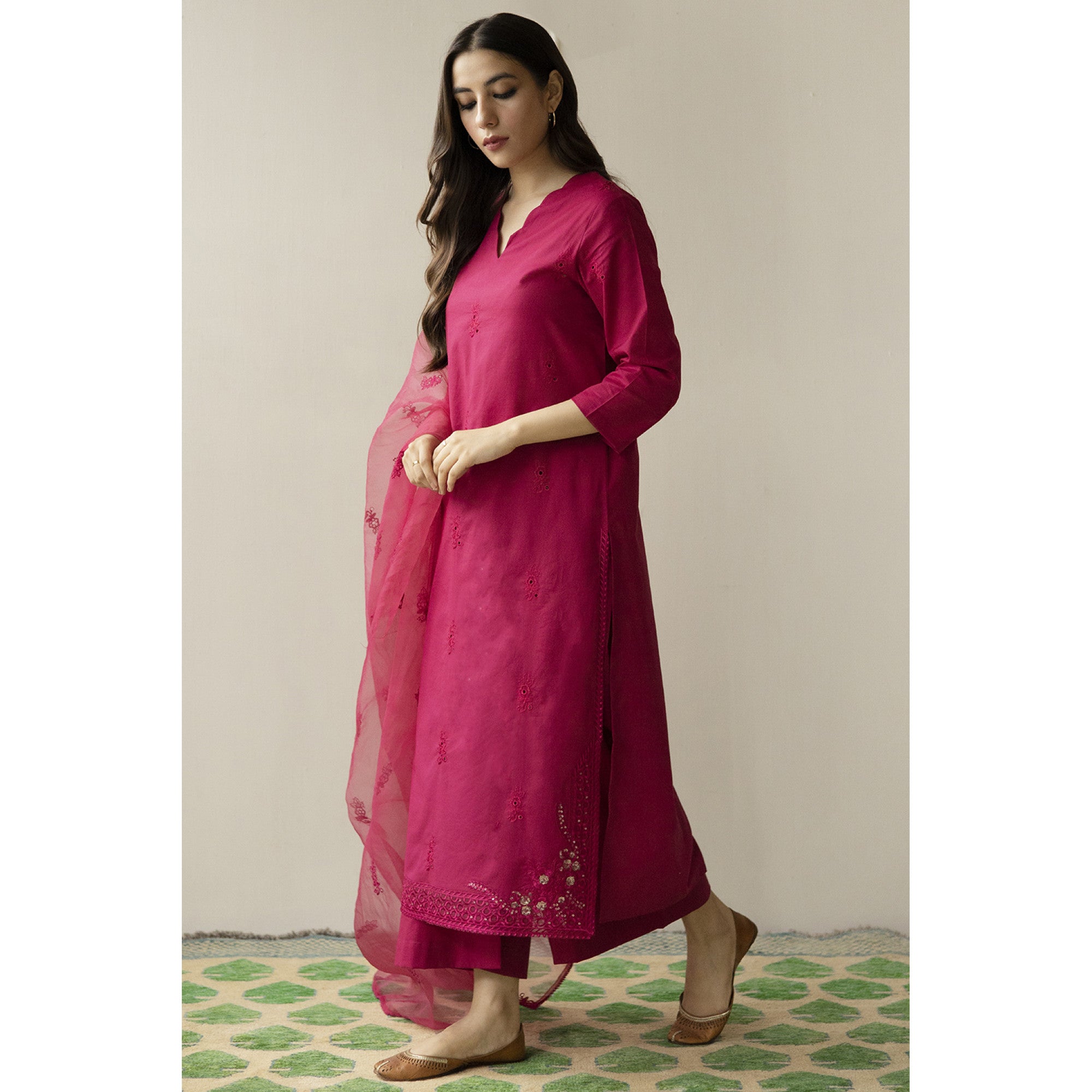 Fuchsia Pink Outfit