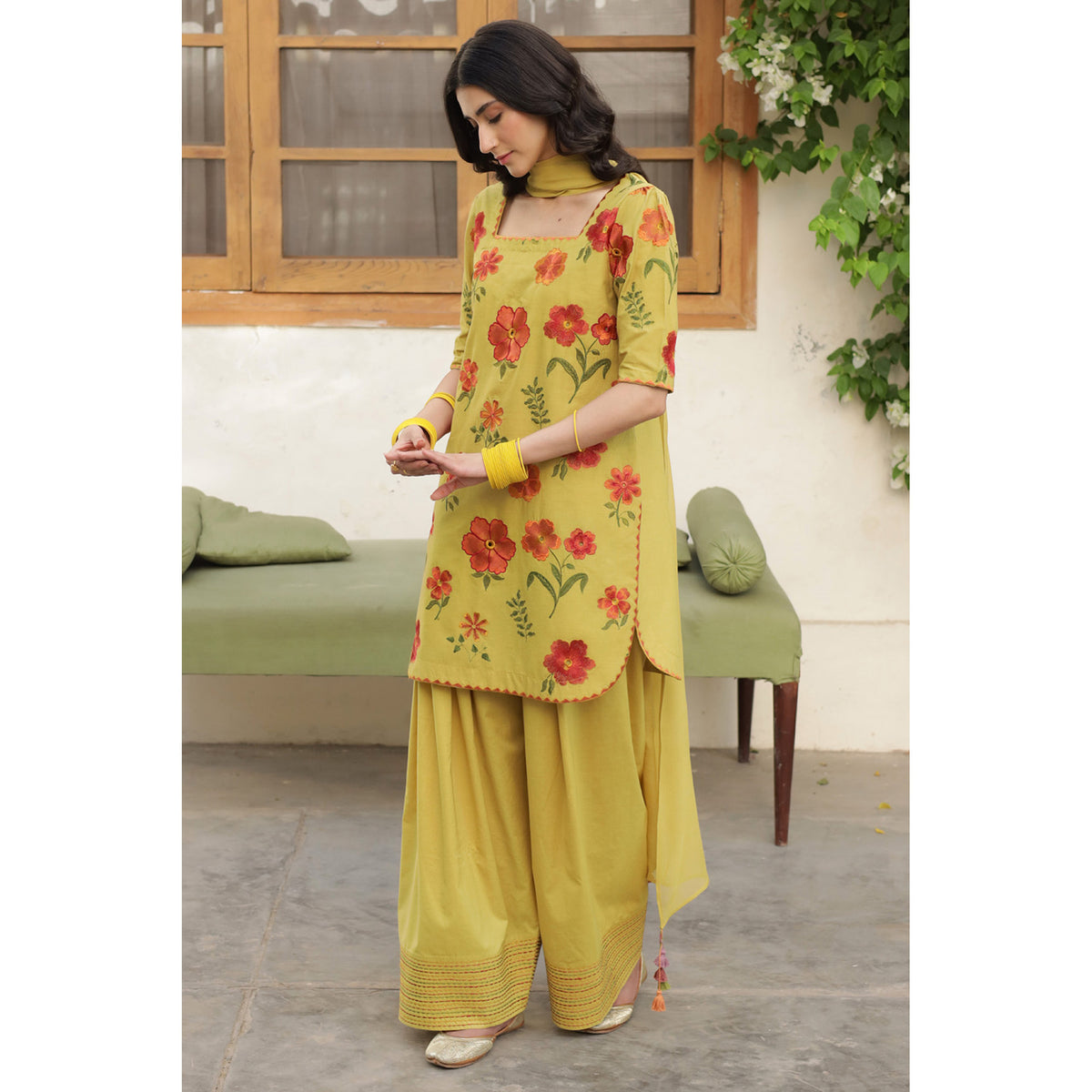 Olive Yellow Outfit
