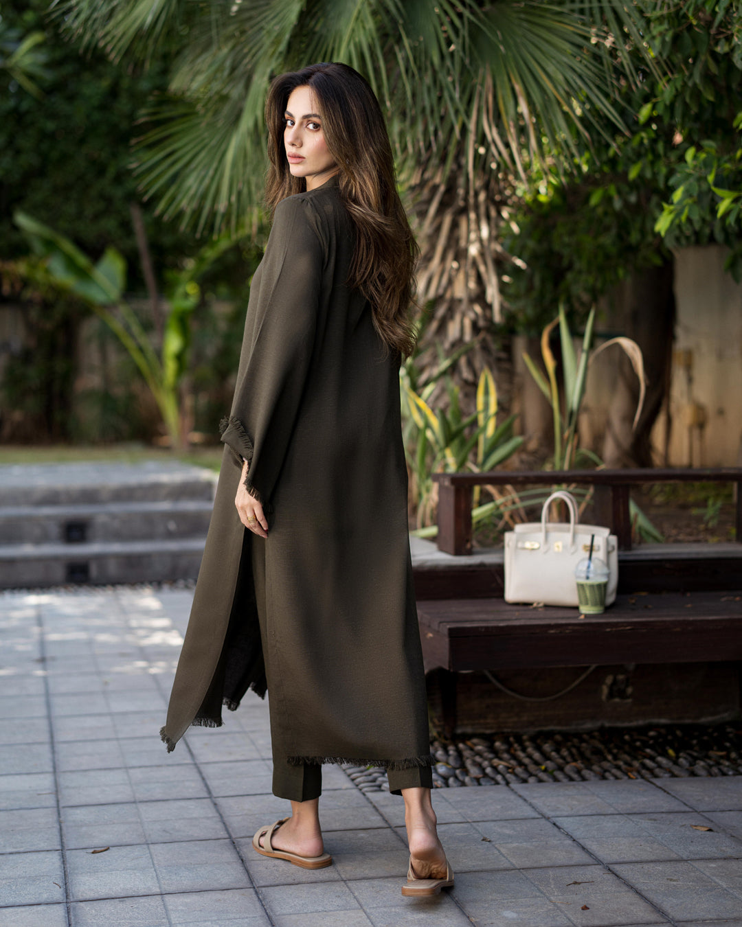 Olive Karandi Fringe Set - UD