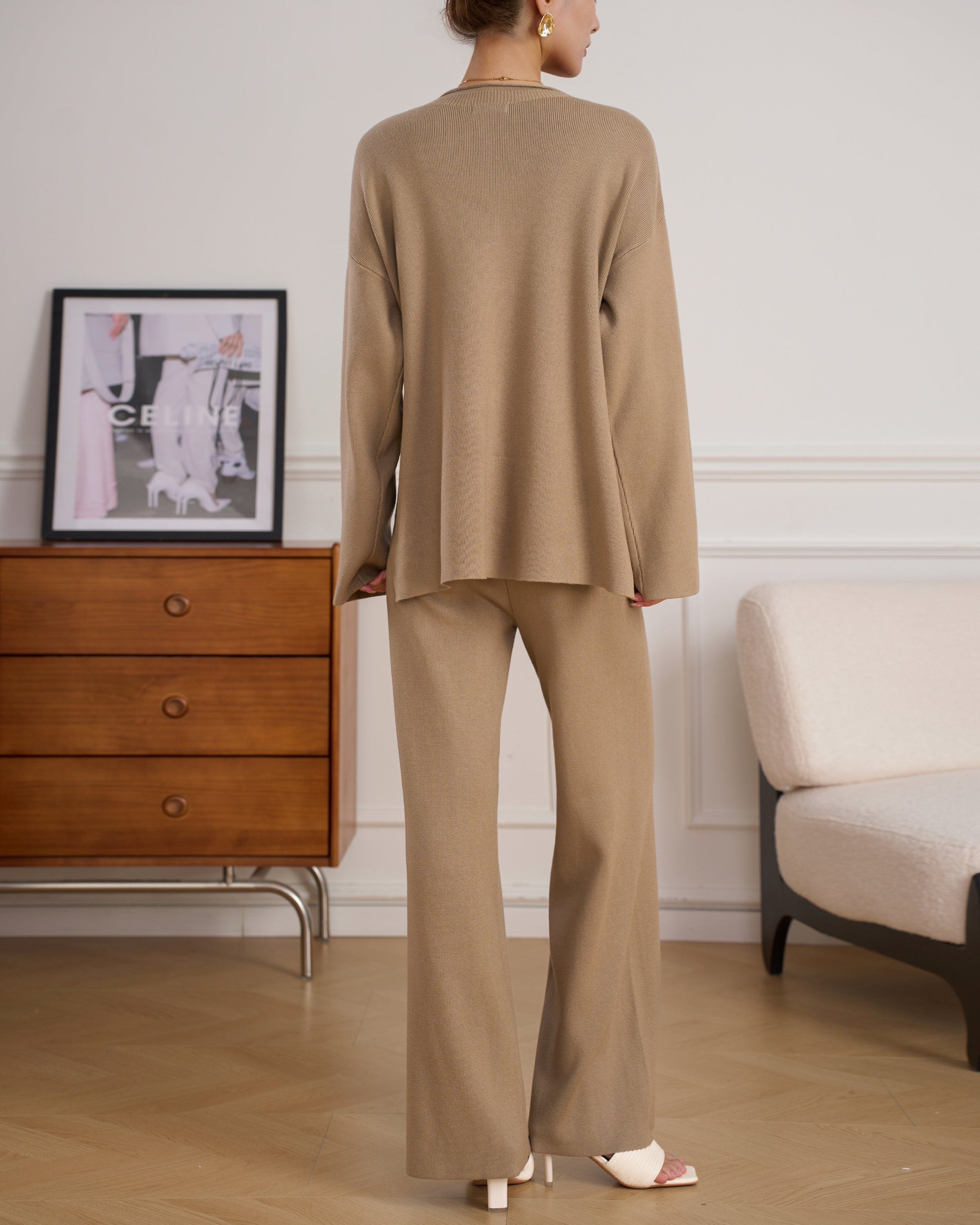 MILI KNIT SUIT BEIGE