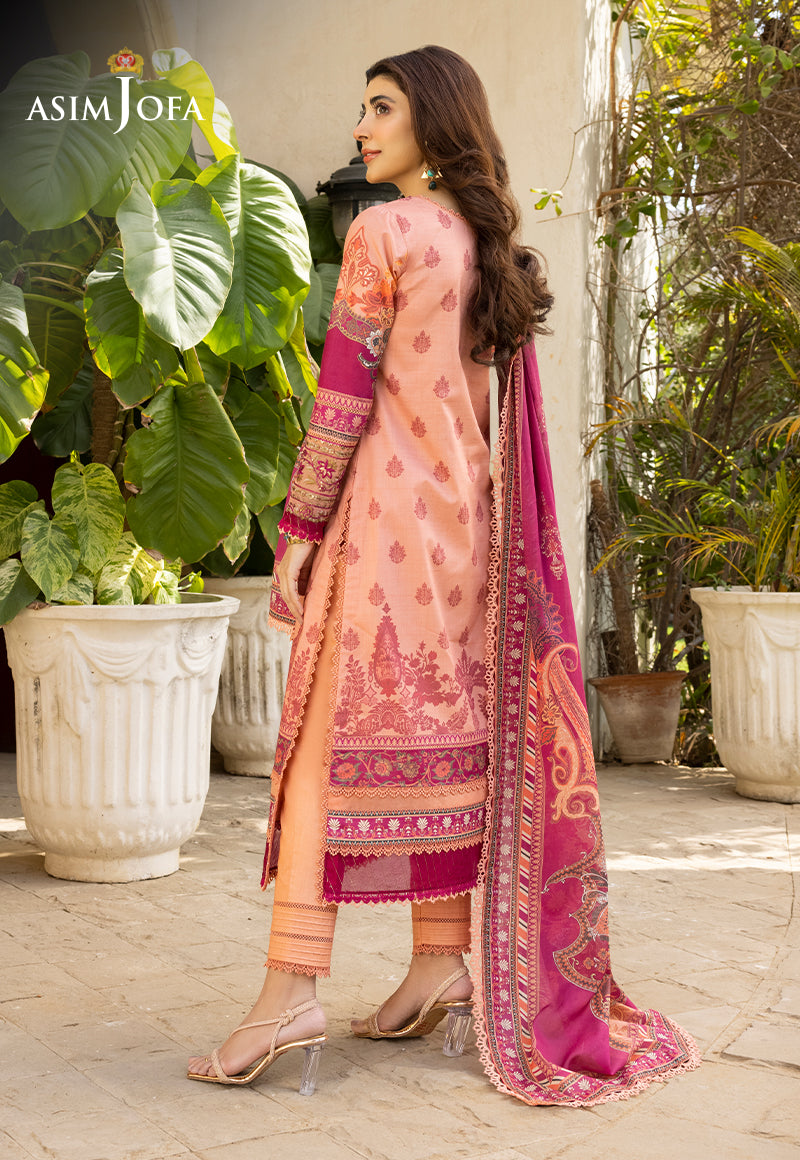 AJS-23 EMBROIDERED LAWN 2 PCS