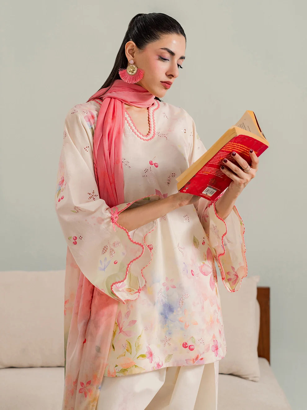 Poise - 3Pc Printkari Suit
