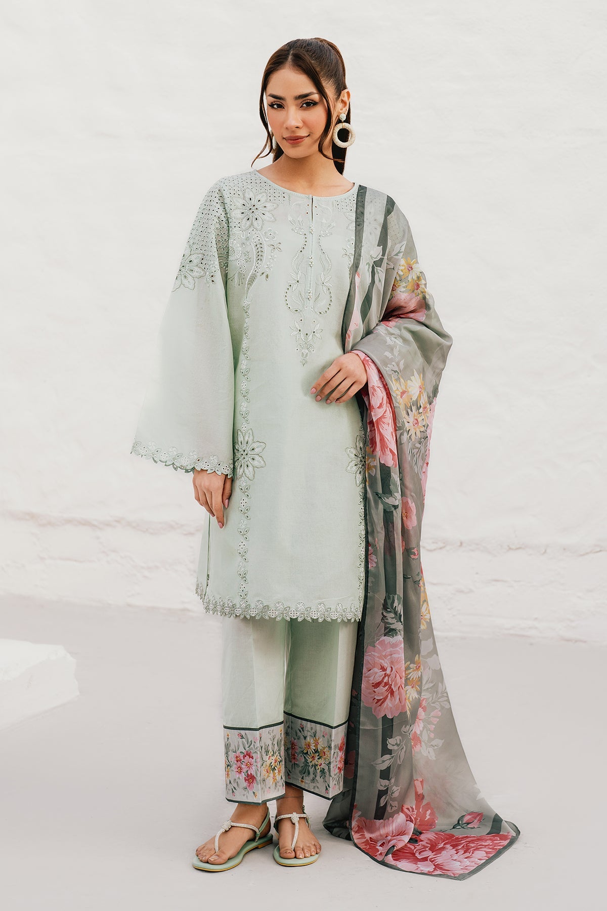 EMBROIDERED LAWN PR-1086