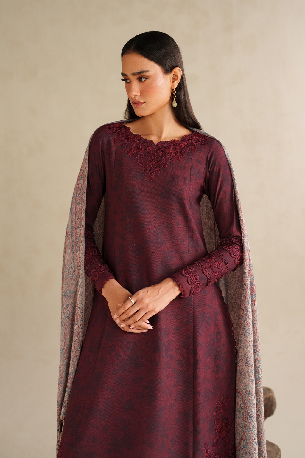 UE-590 Printed Khaddar