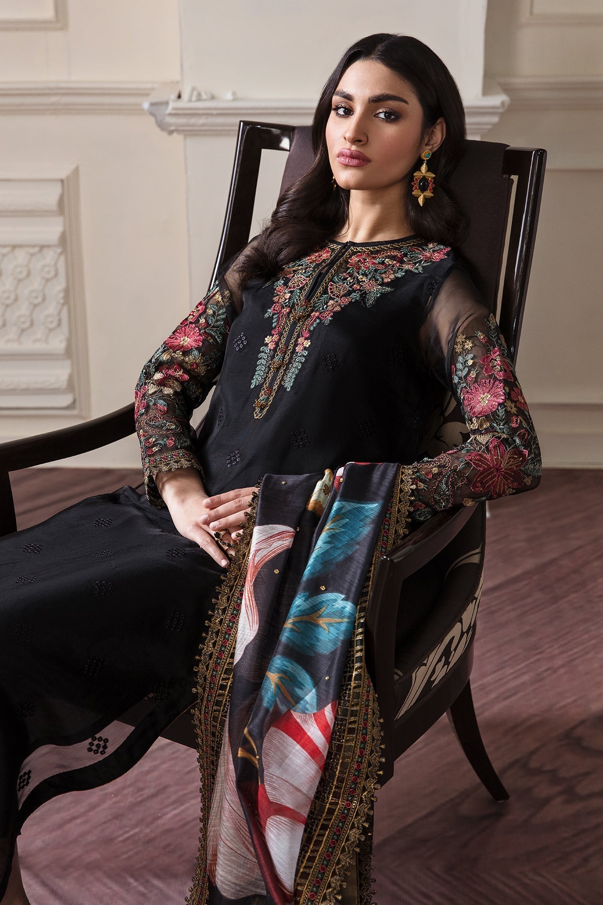 EMBROIDERED ORGANZA SF-290