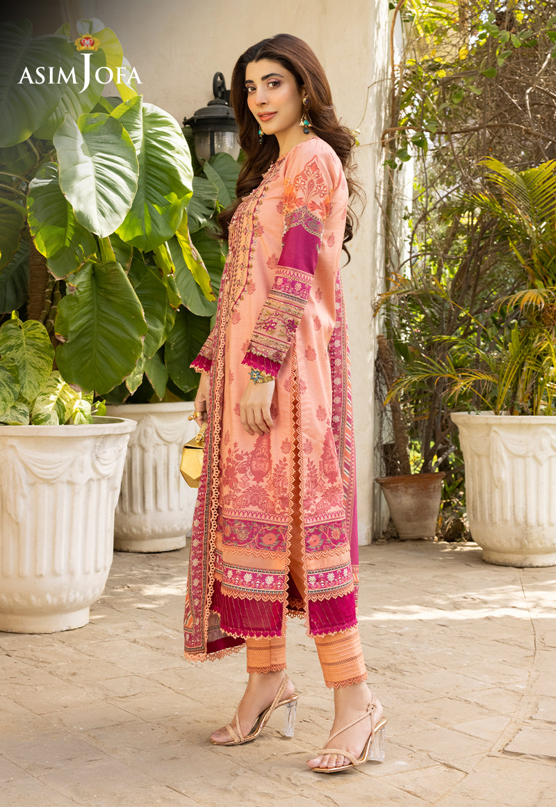 AJS-23 EMBROIDERED LAWN 2 PCS