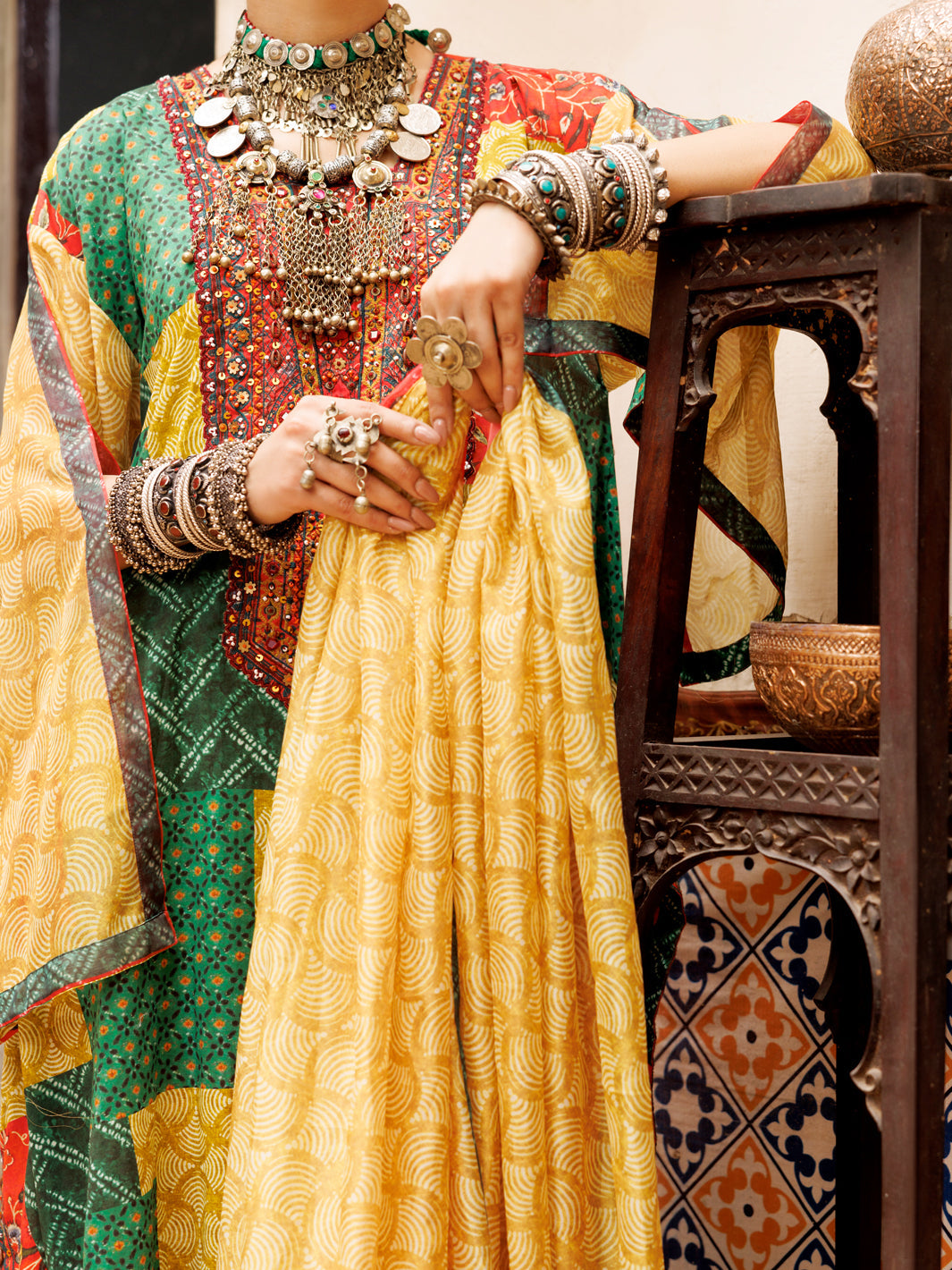 Multicolor Poly-Lawn 3Pc Unstitched - ALP-3PS-1957A