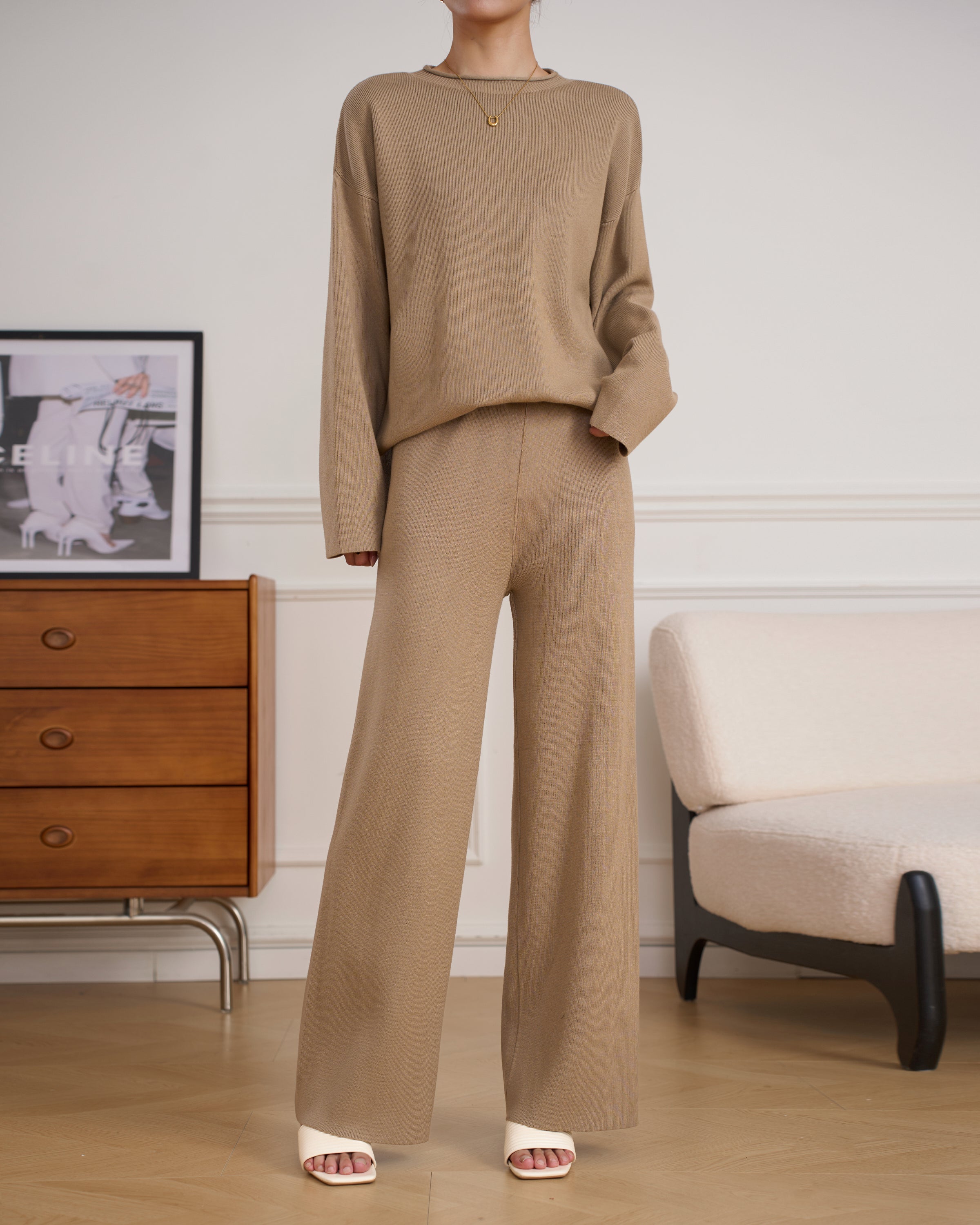 MILI KNIT SUIT BEIGE