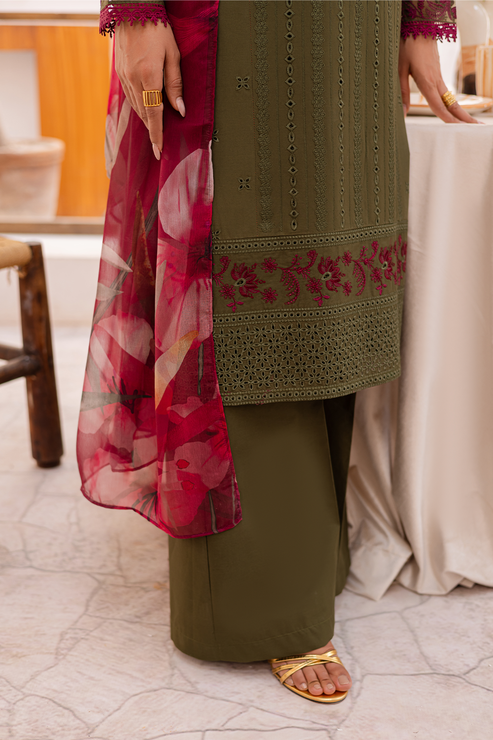 Embroidered Lawn FL-25-03