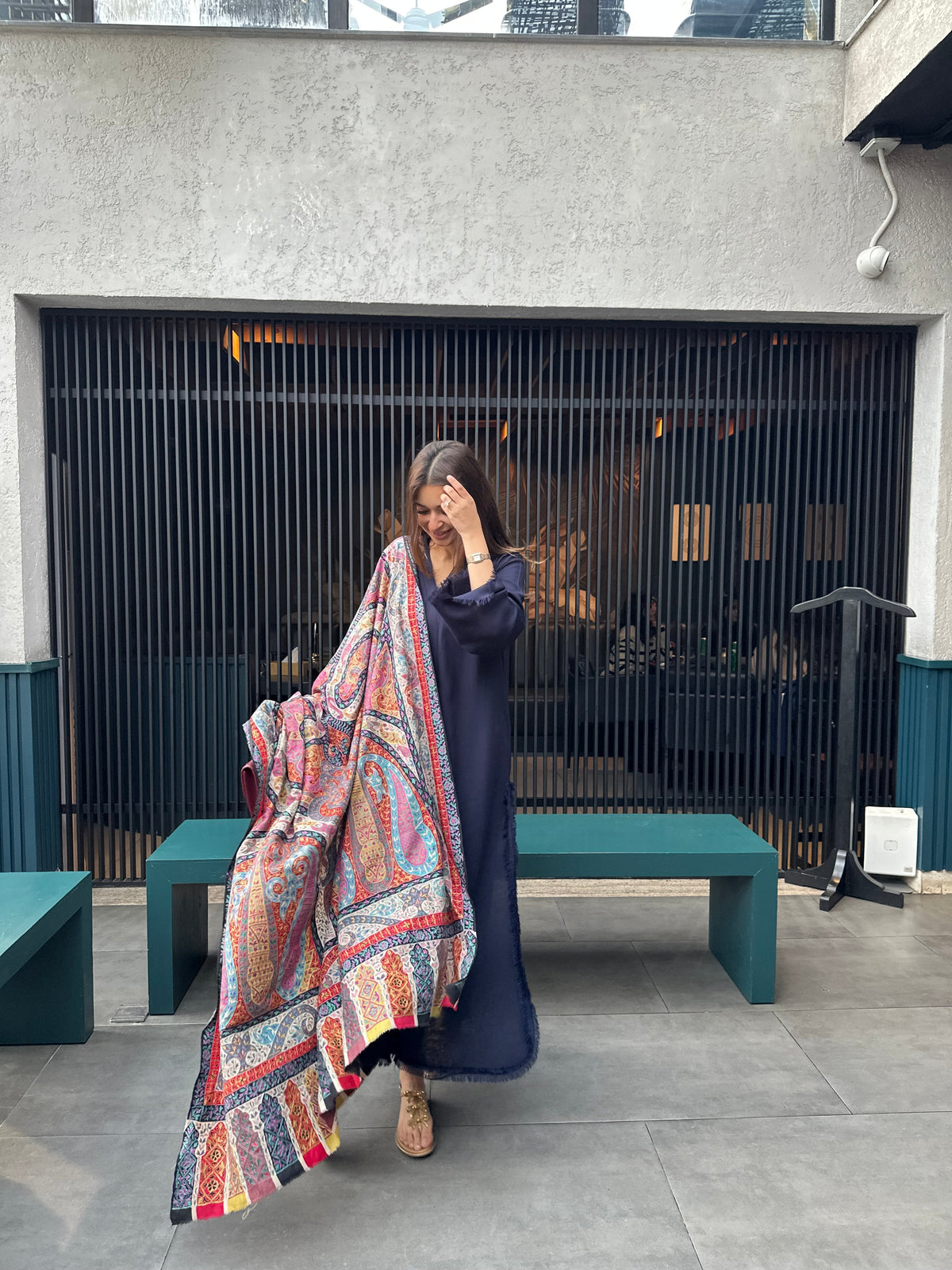 Navy Dhaaga Set