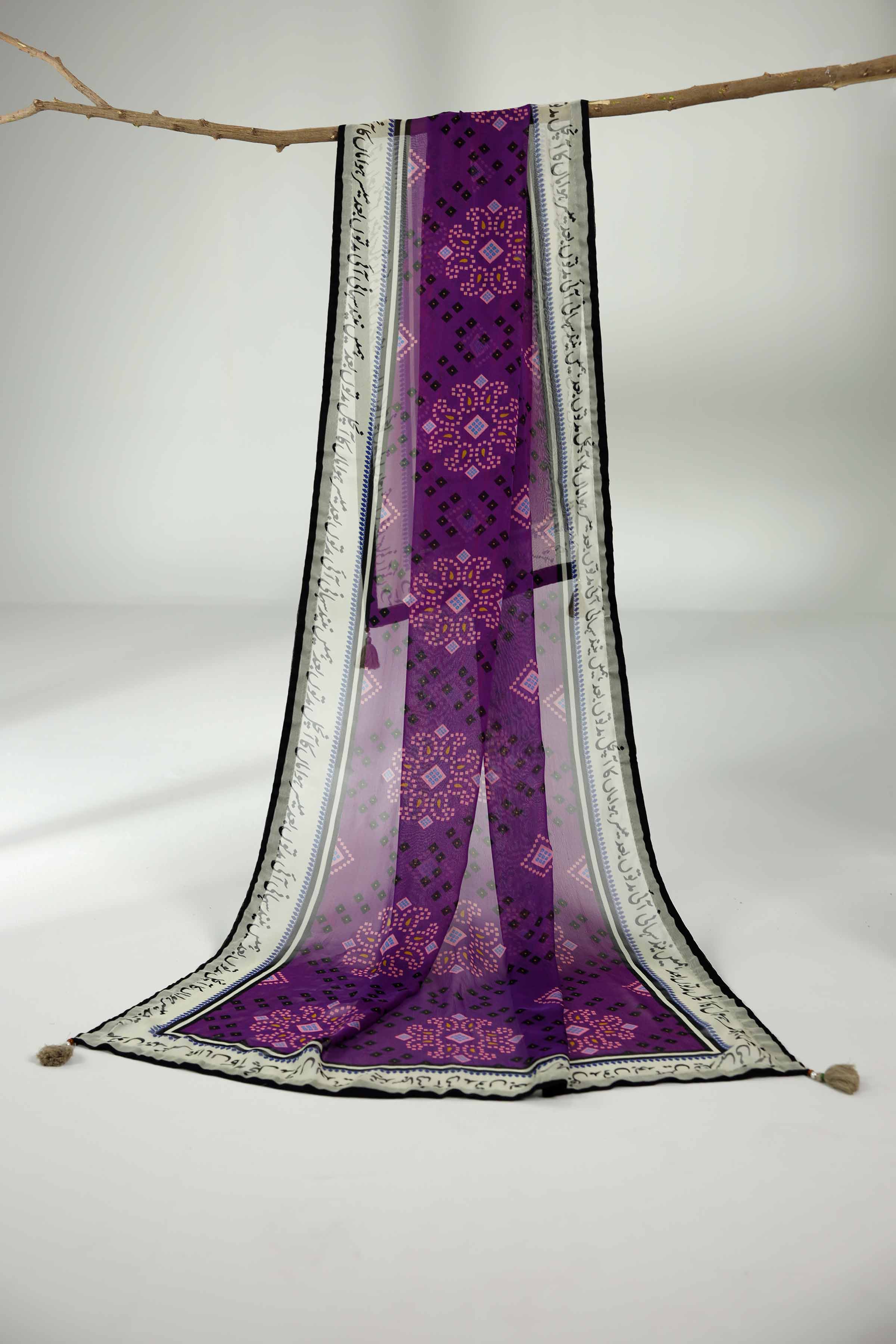 Purple Dupatta-1834402109