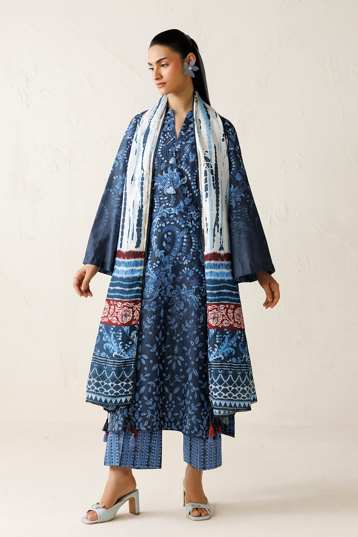 EMBROIDERED LAWN RTW-9378