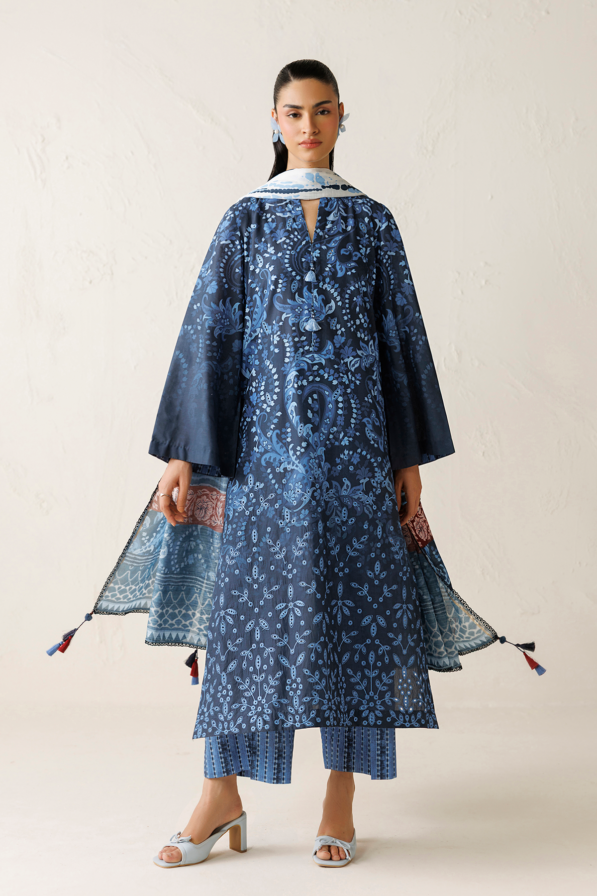 EMBROIDERED LAWN RTW-9378